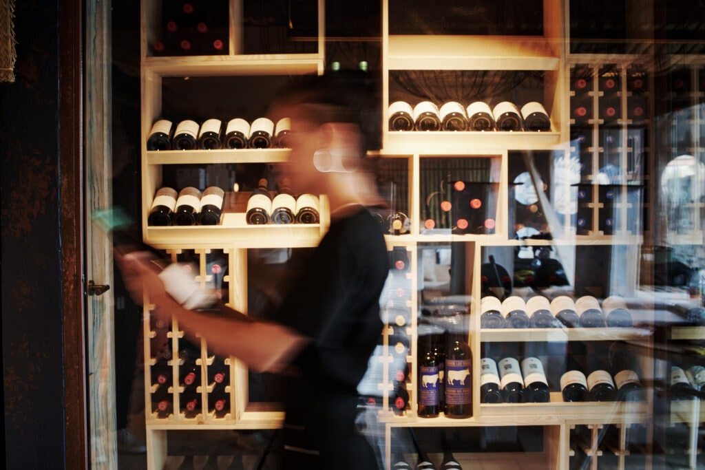 Vinoteca del restaurante